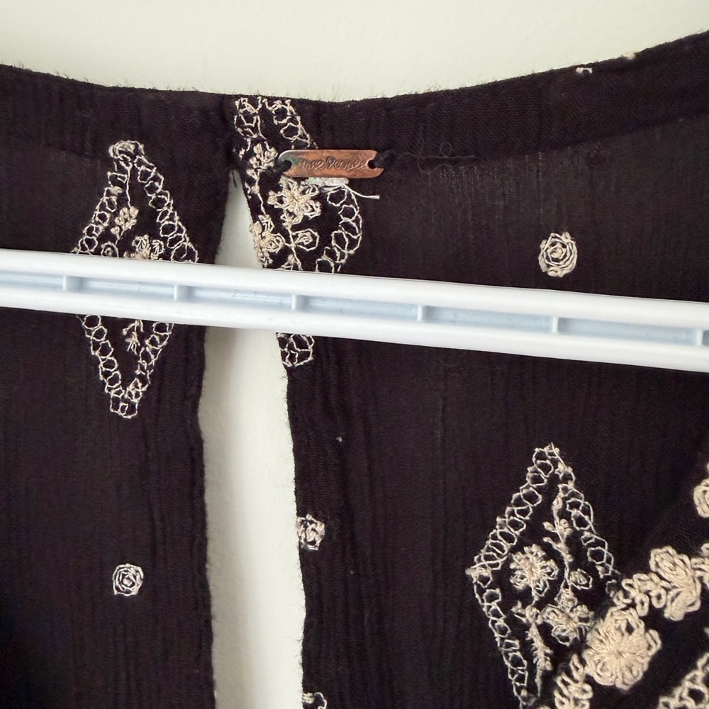 Free People Embroidered Top - Picture 6 of 10
